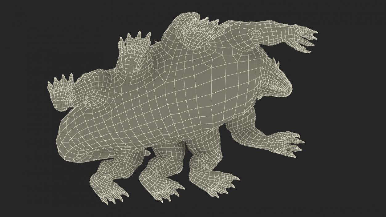 3D model Aggressive Basilisk on Offense