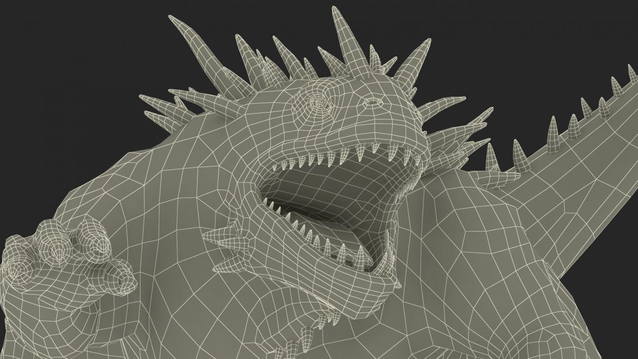 3D model Aggressive Basilisk on Offense