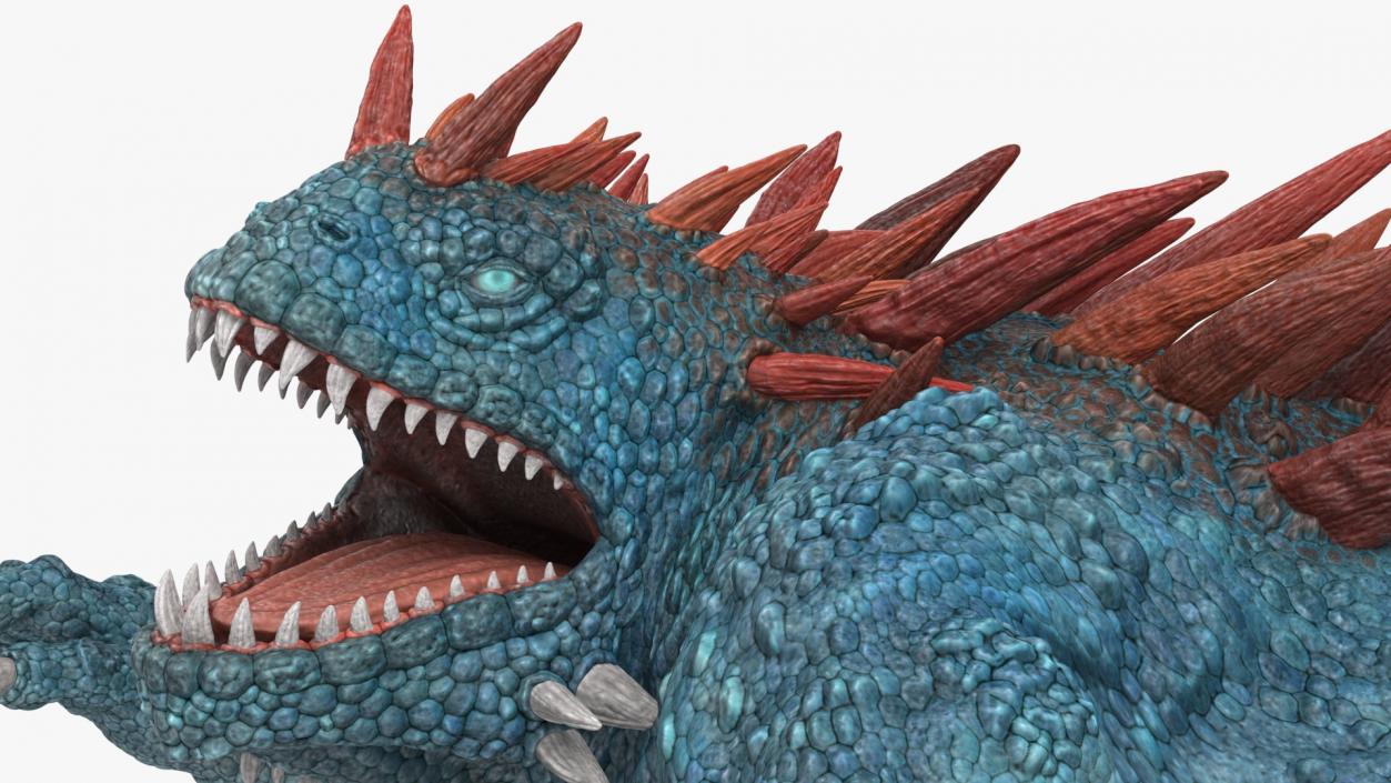 3D model Aggressive Basilisk on Offense