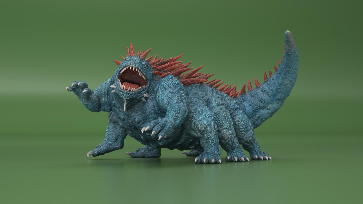 3D model Aggressive Basilisk on Offense