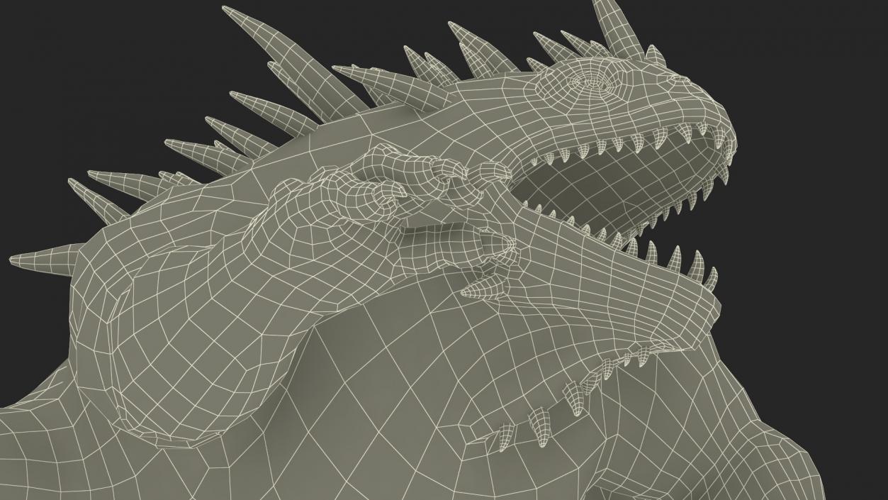 3D model Aggressive Basilisk on Offense