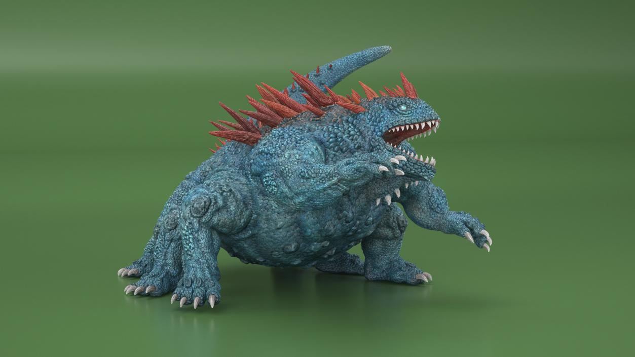 3D model Aggressive Basilisk on Offense