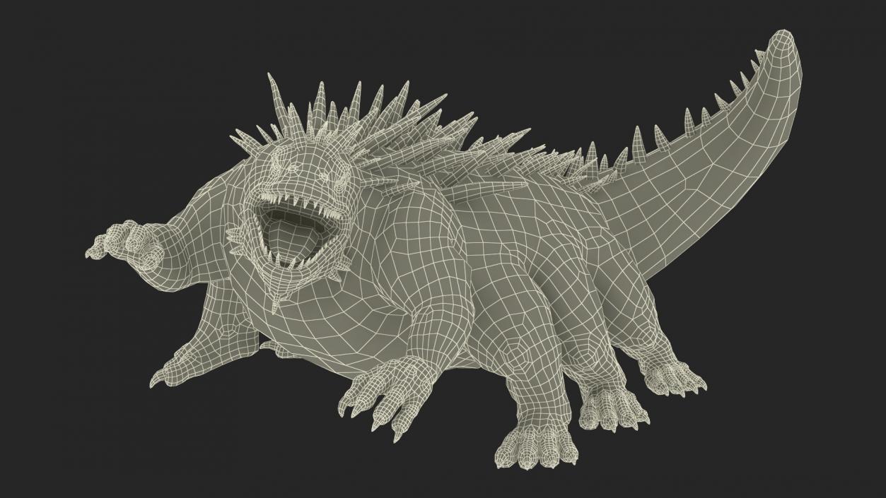 3D model Aggressive Basilisk on Offense