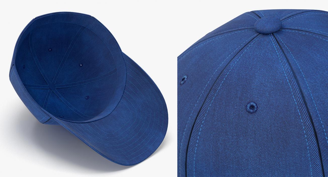 Baseball Caps Collection 3D model