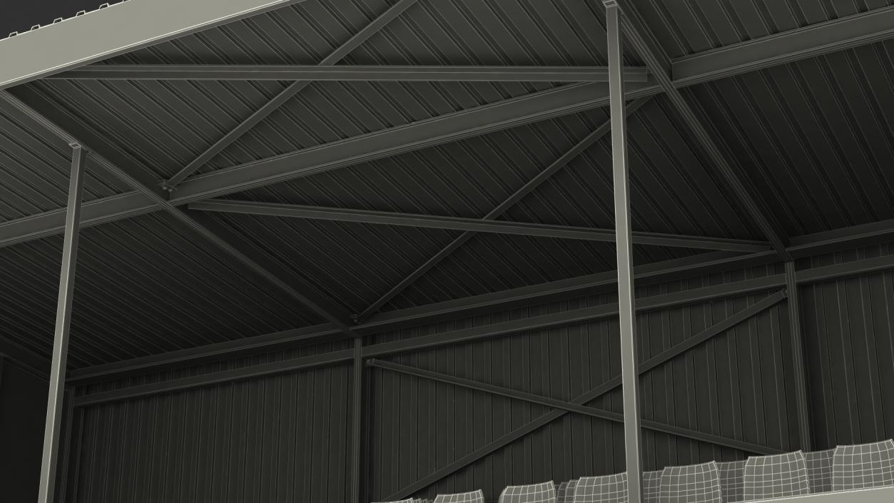 Covered Stands 3D model