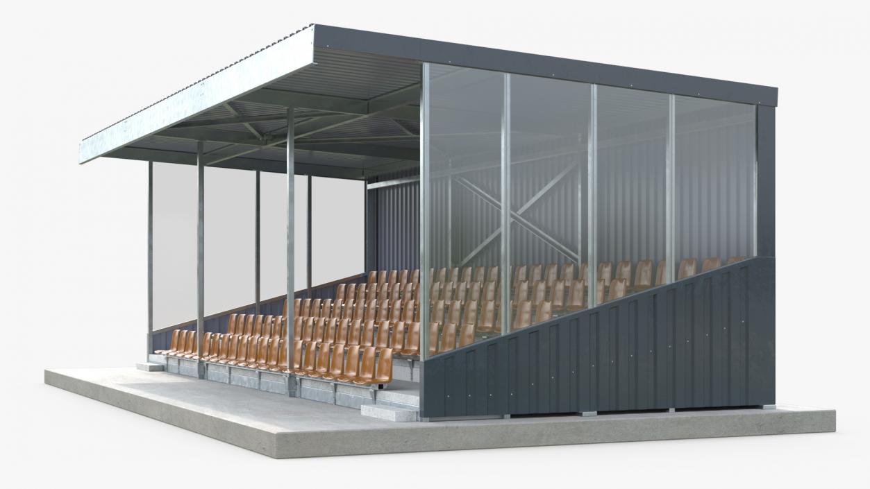 Covered Stands 3D model