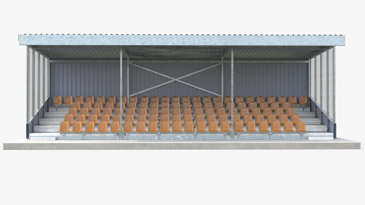 Covered Stands 3D model