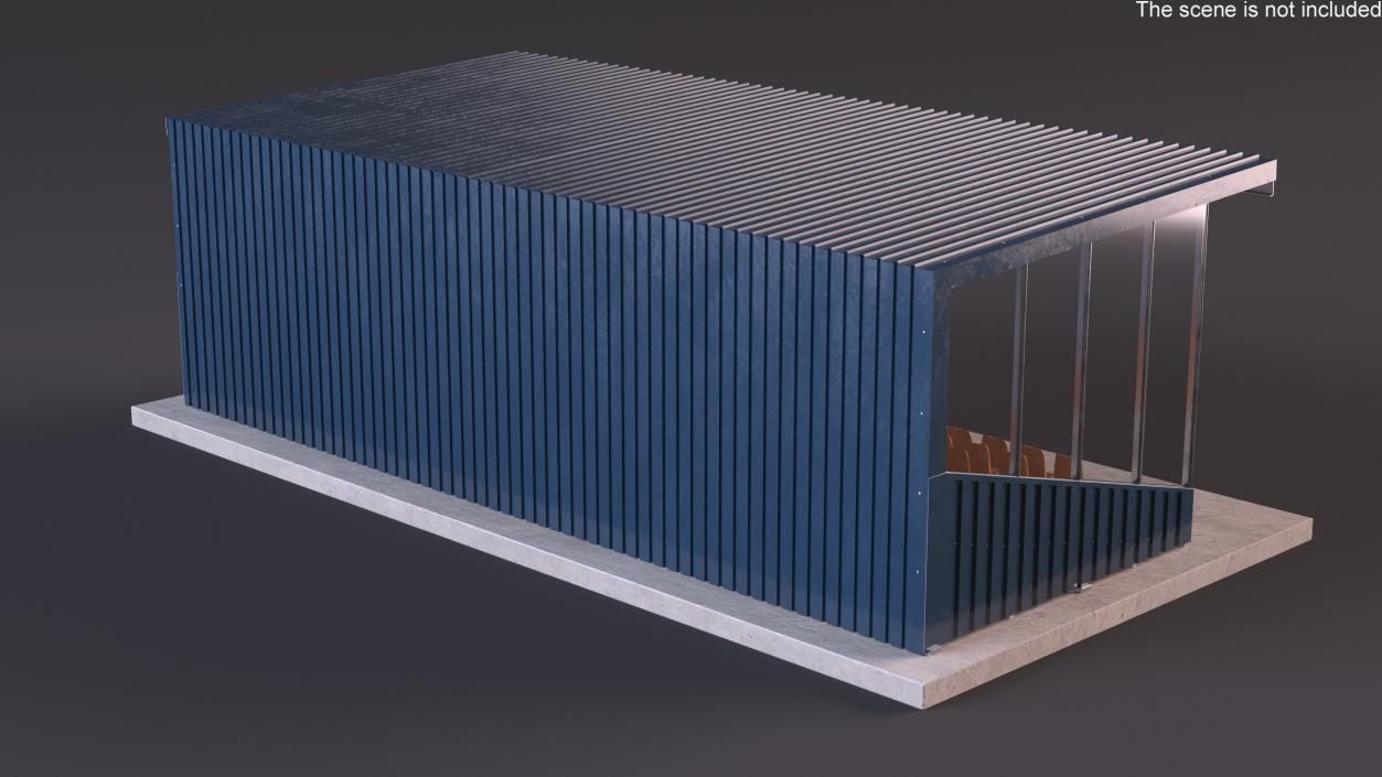 Covered Stands 3D model