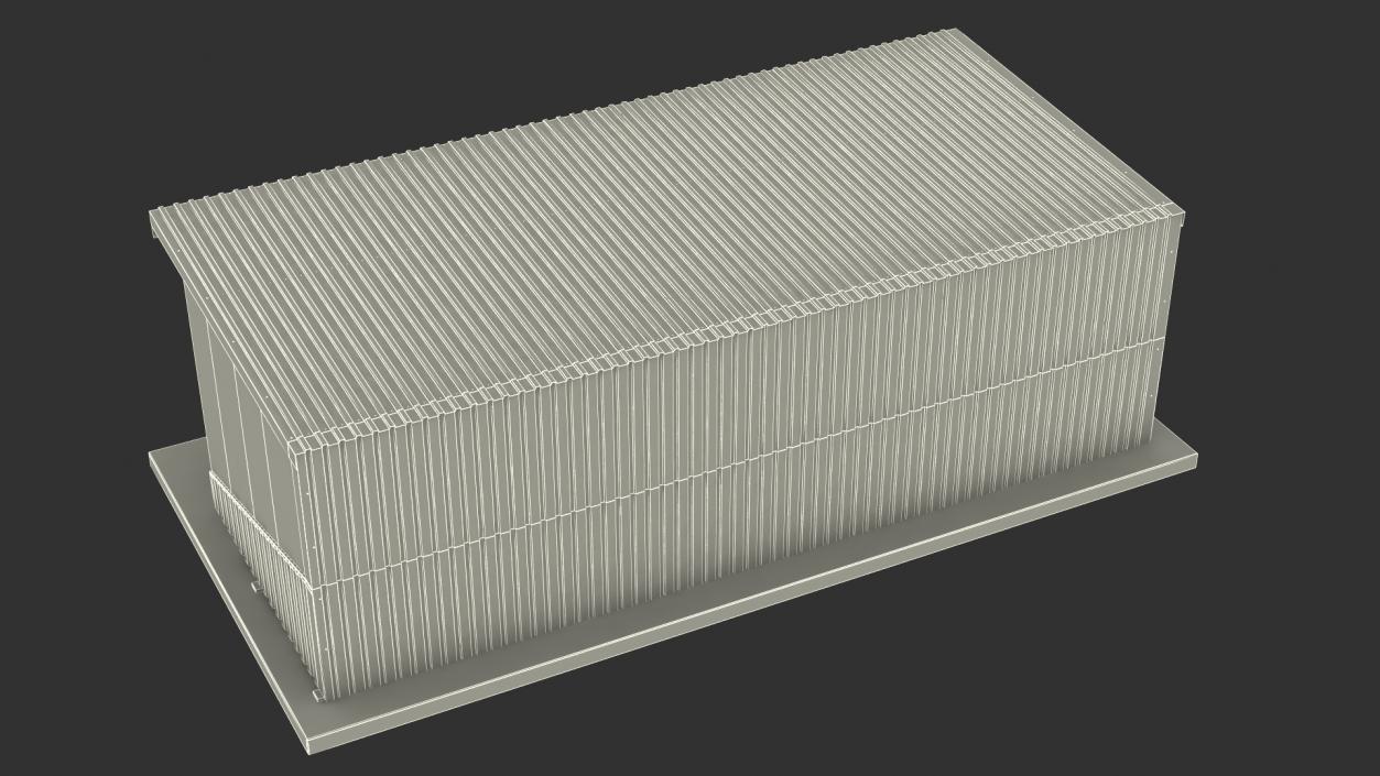 Covered Stands 3D model