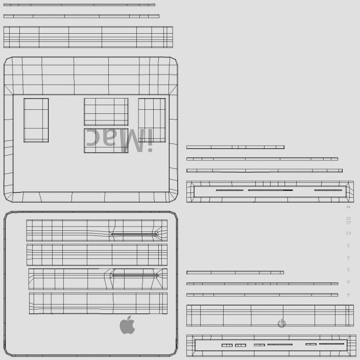 Apple iMac G5 Computer 3D