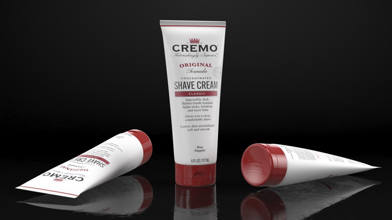 3D Shaving Cream Cremo Original model