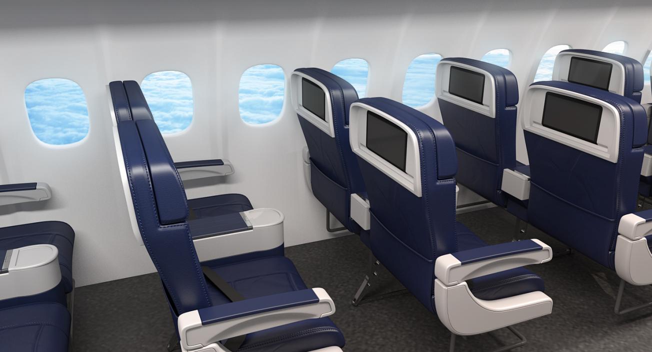 3D Airbus A321neo with Interior Generic