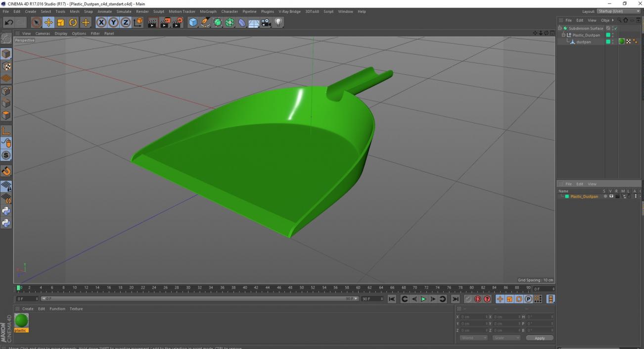 3D model Plastic Dustpan