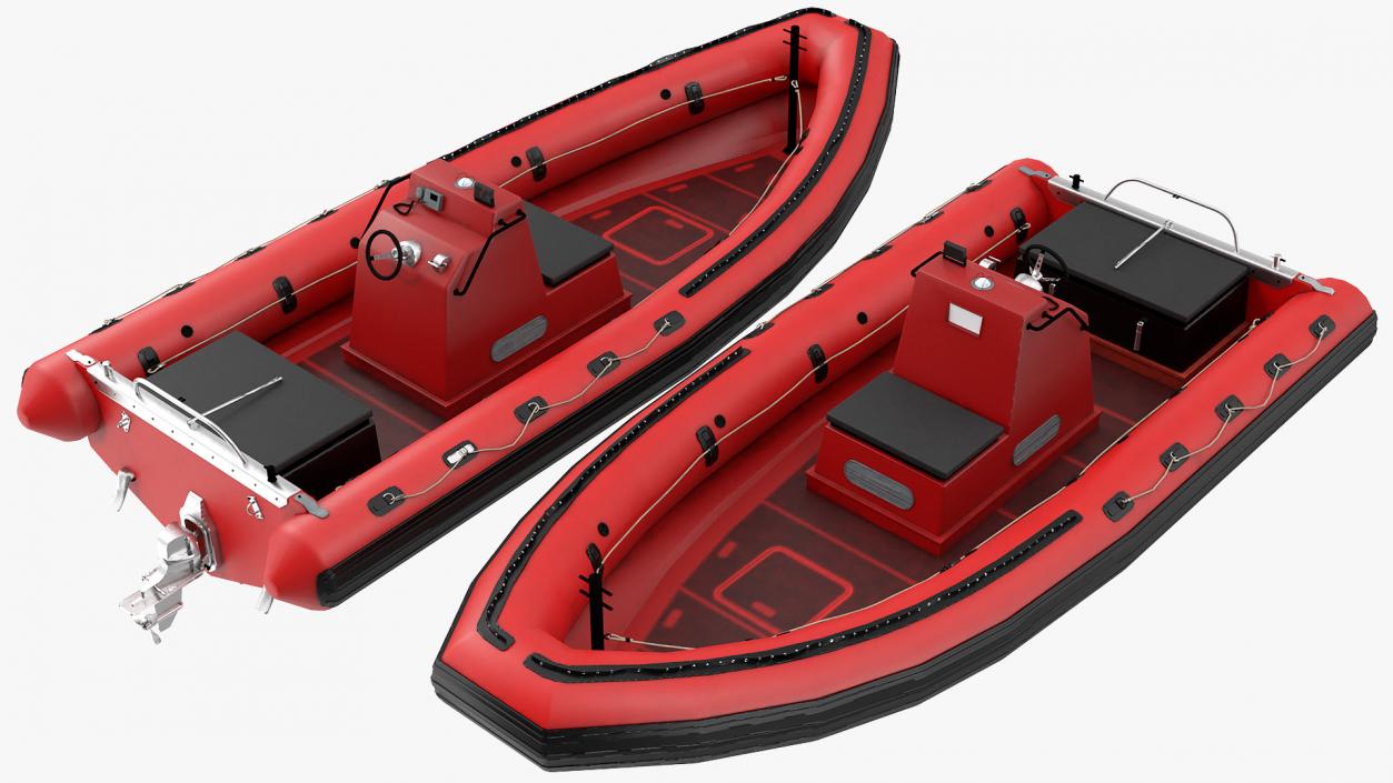 Inflatable Rescue Boat 3D