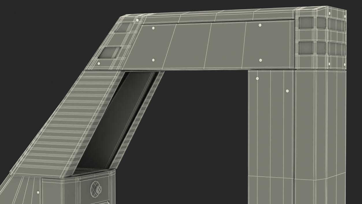 3D model Airport Security X Ray Full Body Scanner