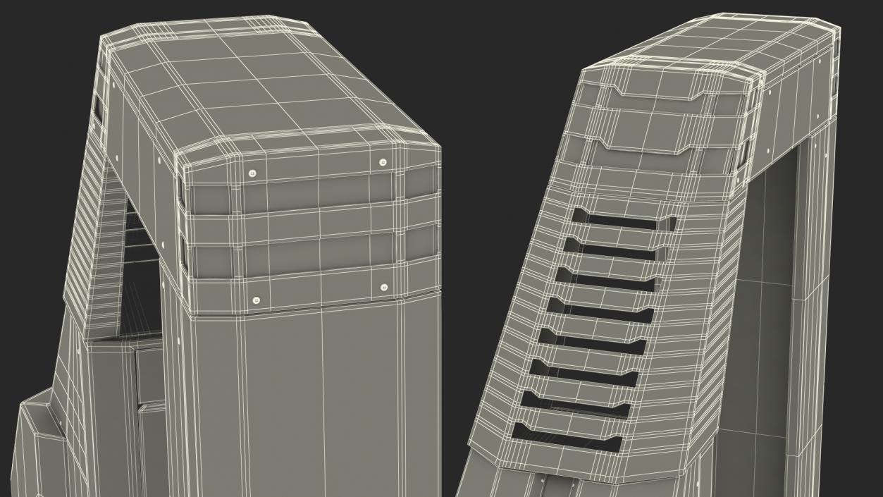 3D model Airport Security X Ray Full Body Scanner