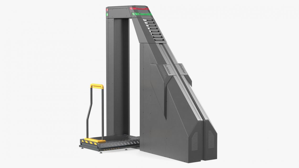 3D model Airport Security X Ray Full Body Scanner