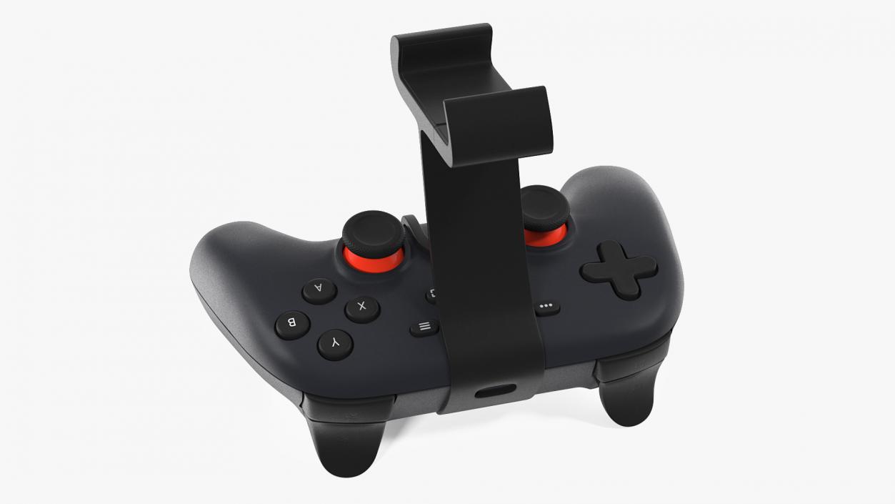 3D Google Stadia Controller with Phone Mount Blue