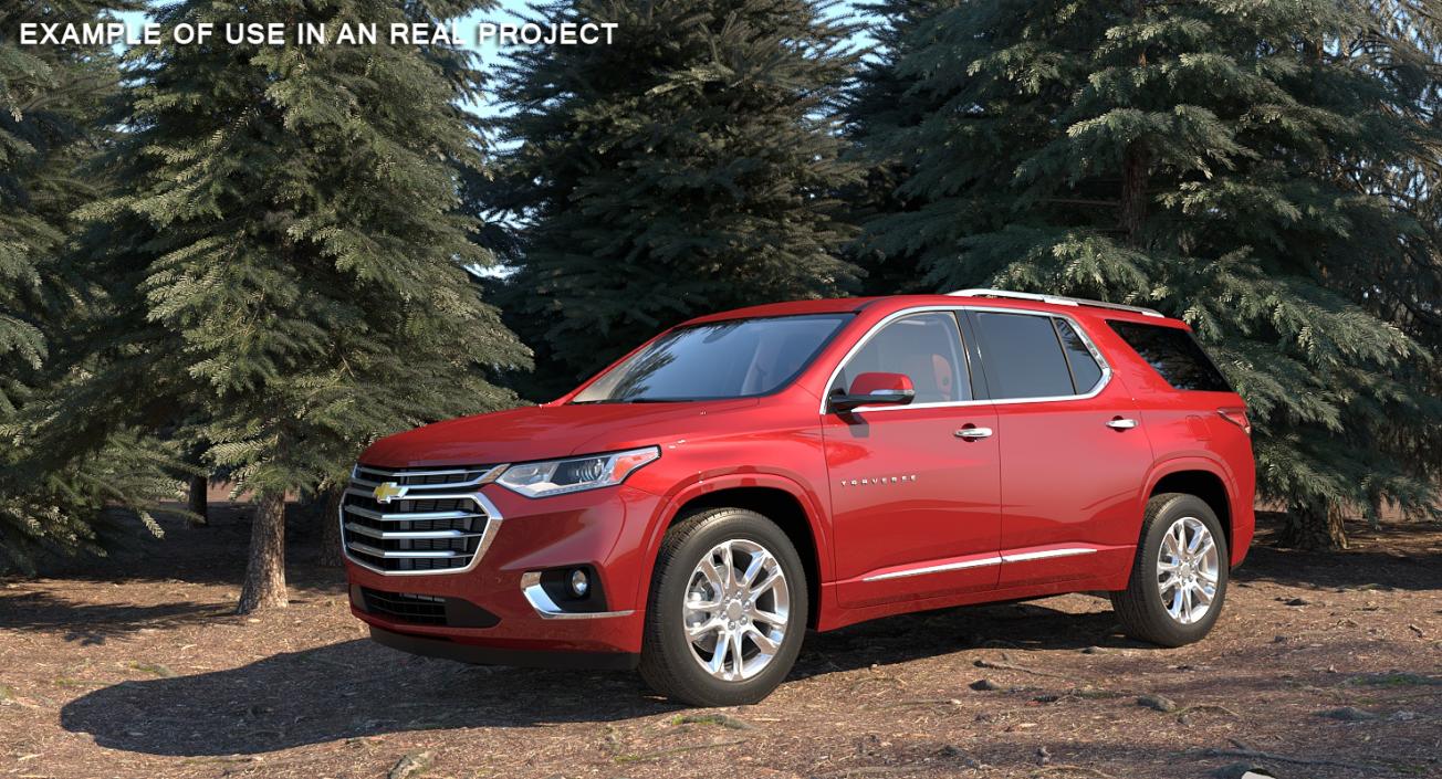 Chevrolet Traverse SUV 2018 3D