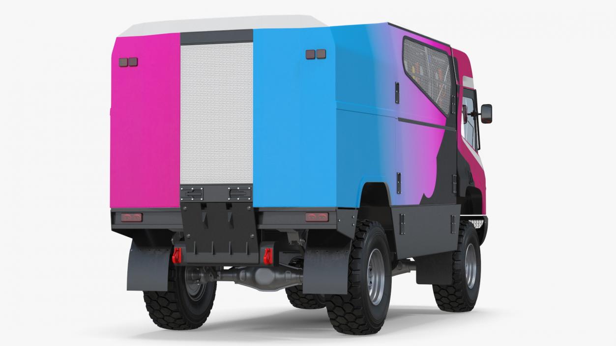 Hydrogen Powered Racing Truck 3D model