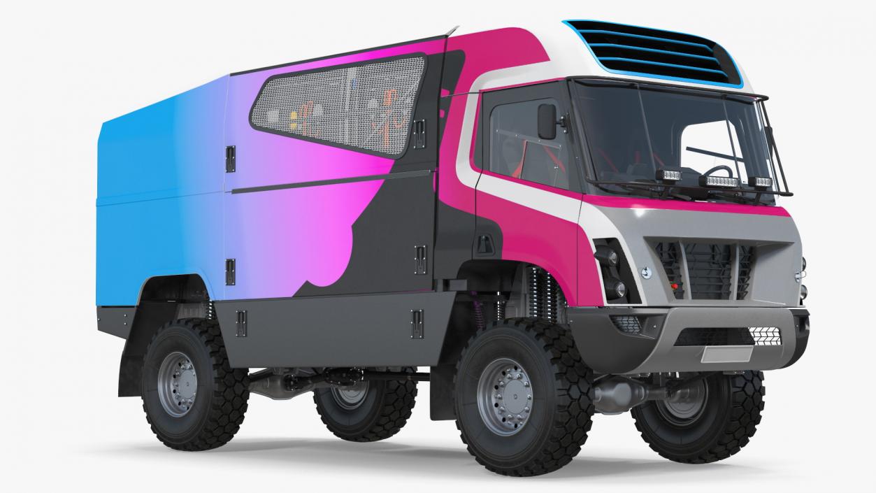 Hydrogen Powered Racing Truck 3D model