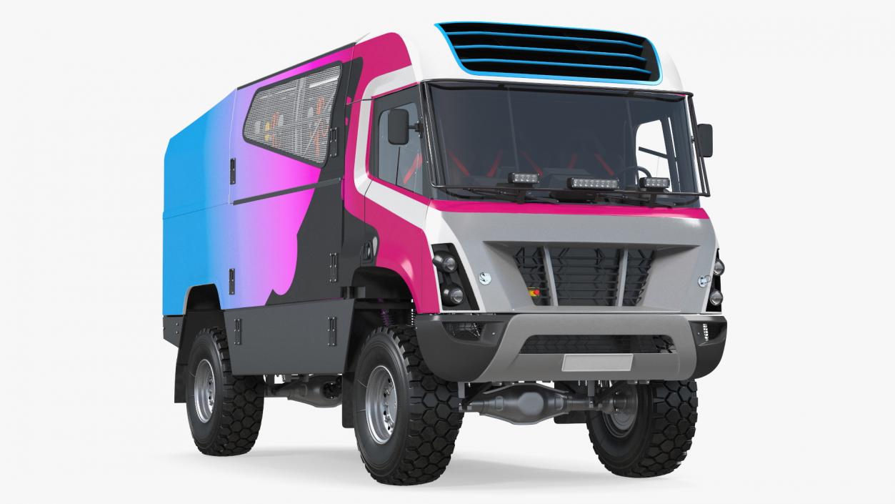 Hydrogen Powered Racing Truck 3D model