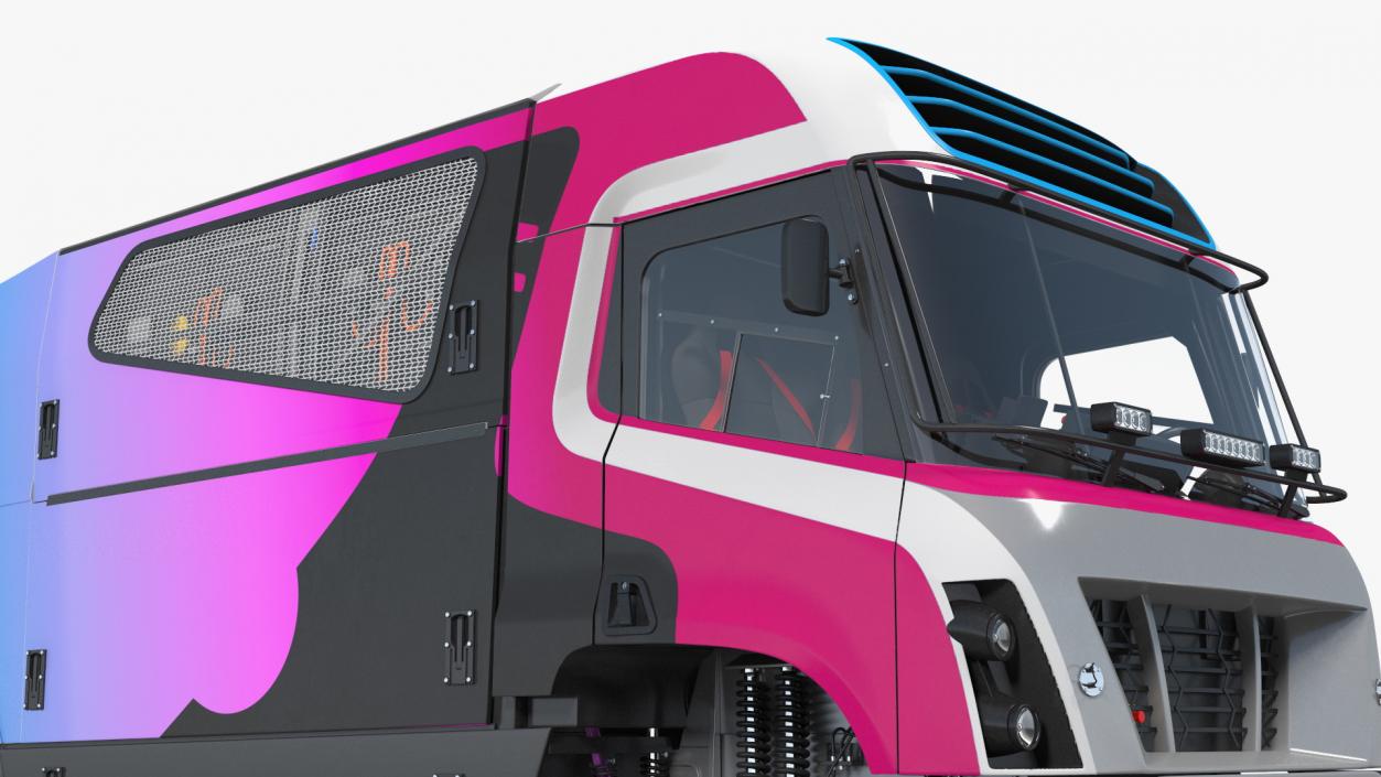 Hydrogen Powered Racing Truck 3D model