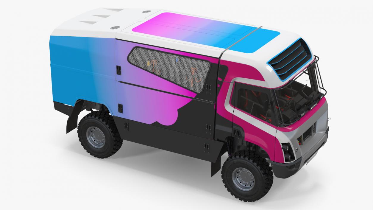 Hydrogen Powered Racing Truck 3D model