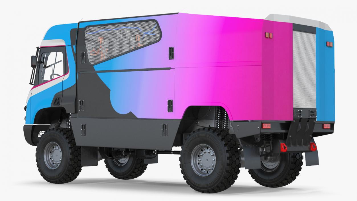 Hydrogen Powered Racing Truck 3D model