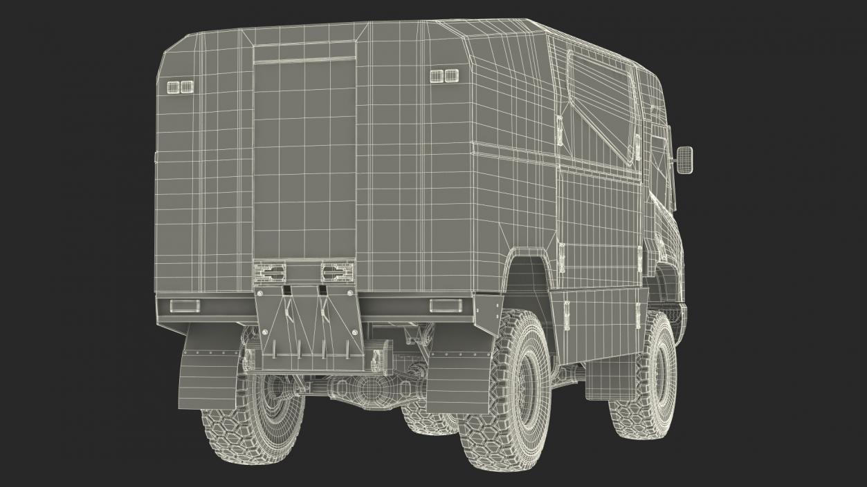 Hydrogen Powered Racing Truck 3D model