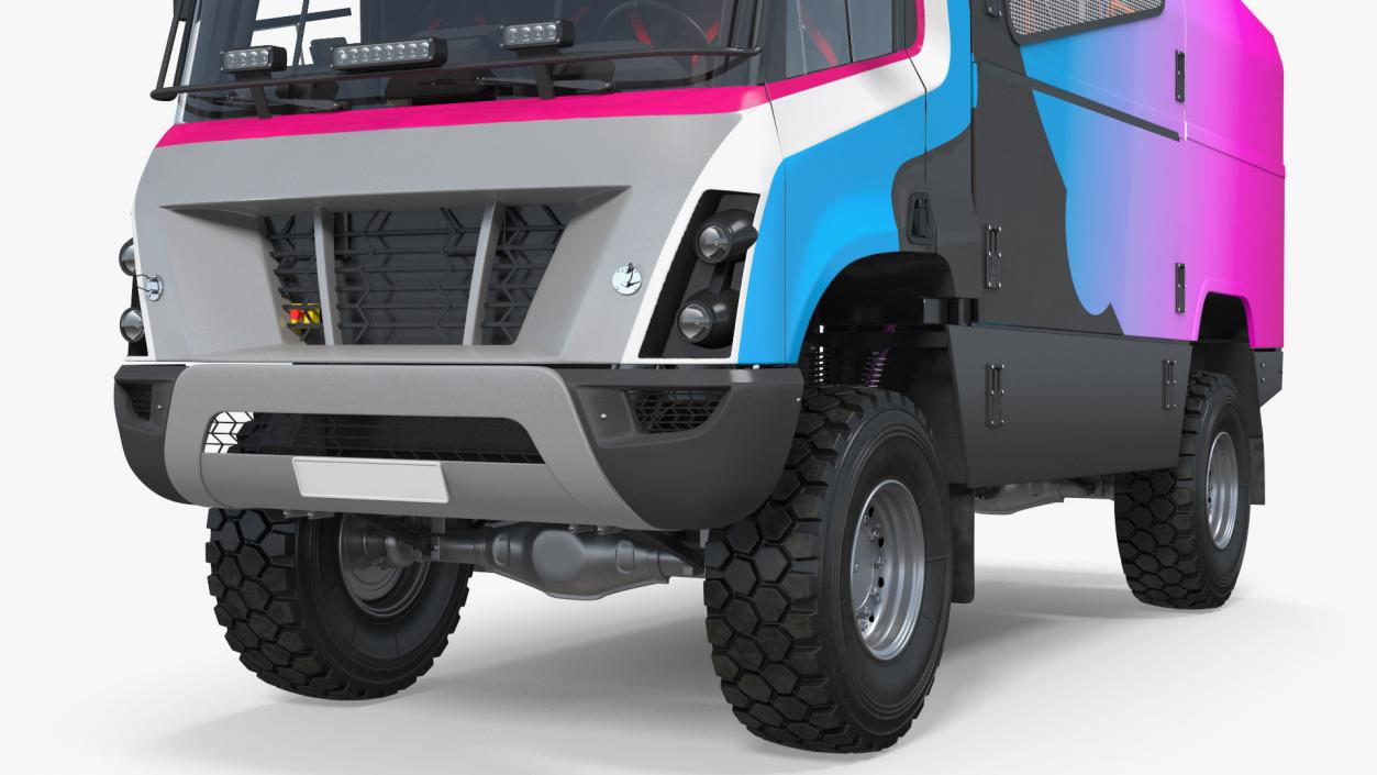 Hydrogen Powered Racing Truck 3D model