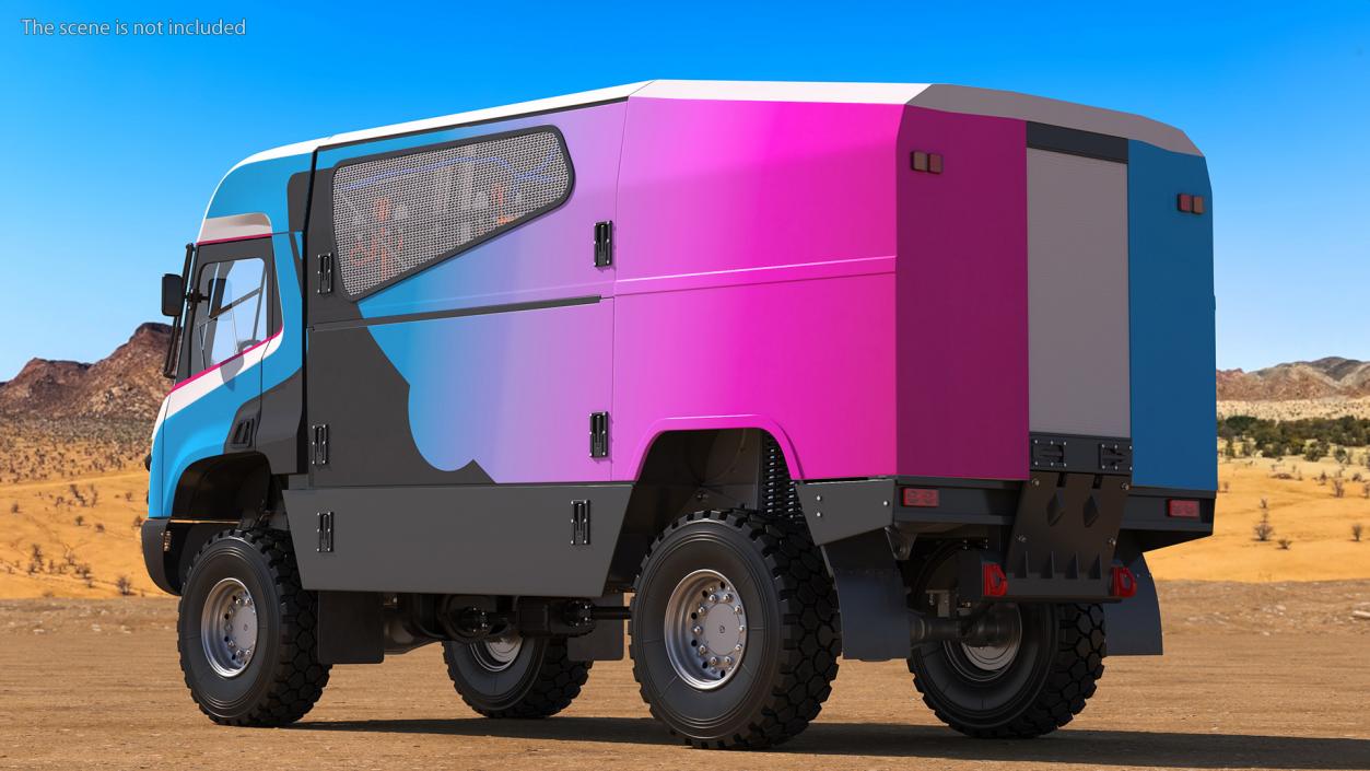 Hydrogen Powered Racing Truck 3D model