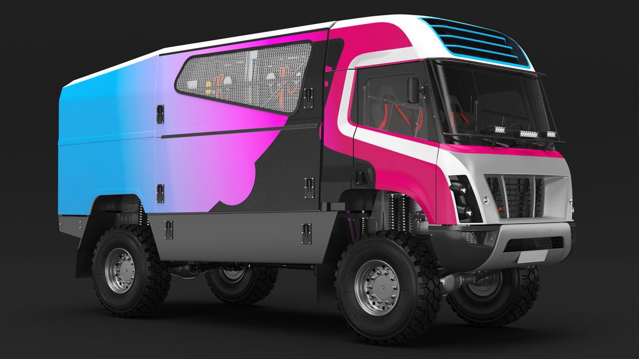 Hydrogen Powered Racing Truck 3D model