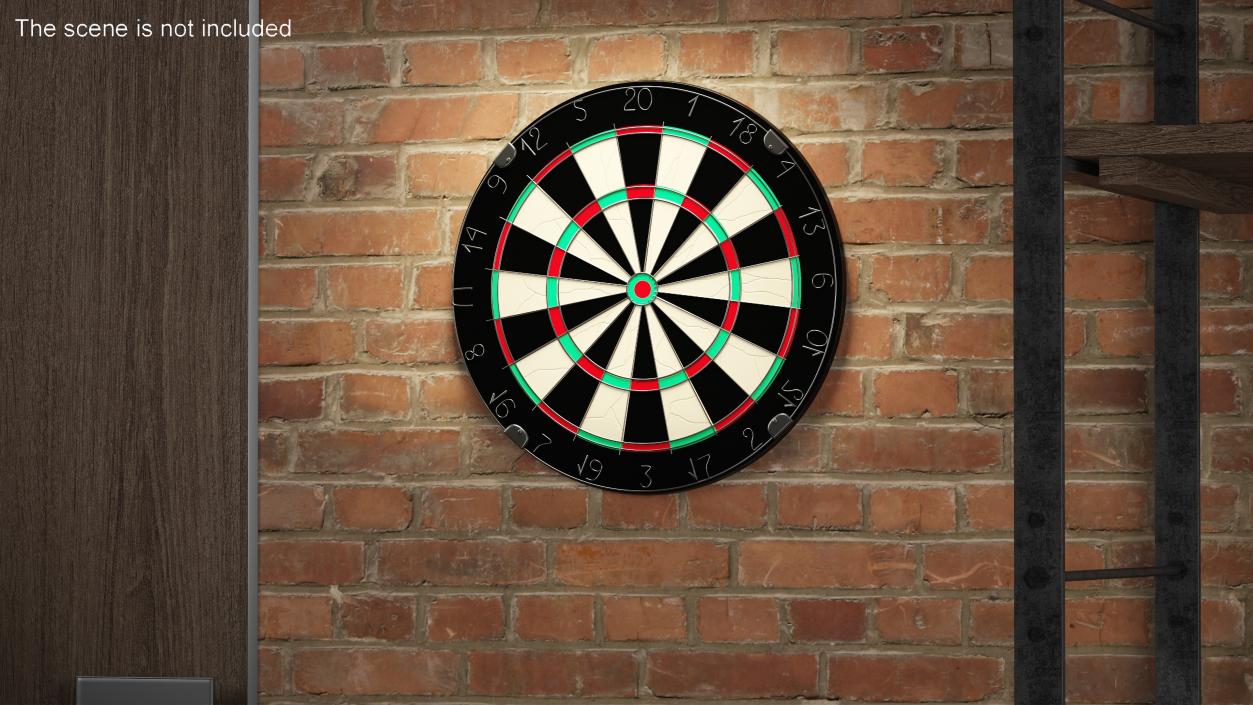 3D model Classic Bristle Dartboard