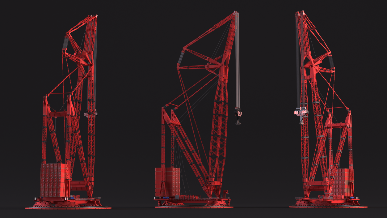 3D Heavy Lifting Ringer Crane