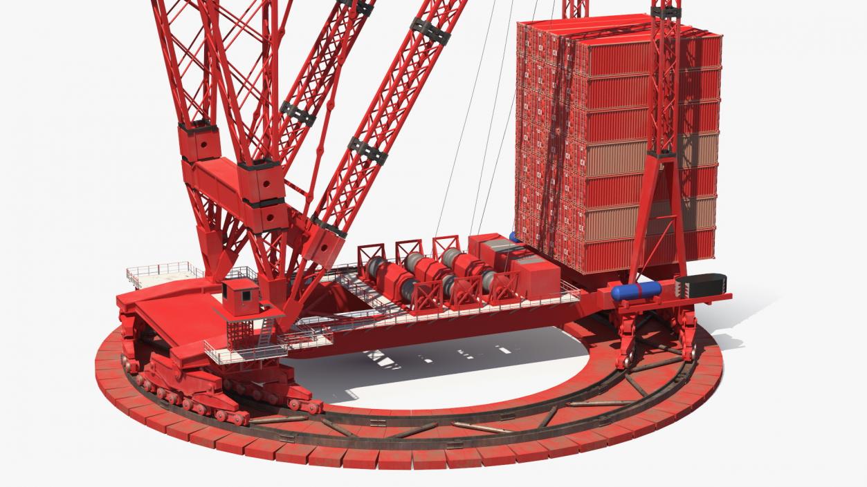 3D Heavy Lifting Ringer Crane