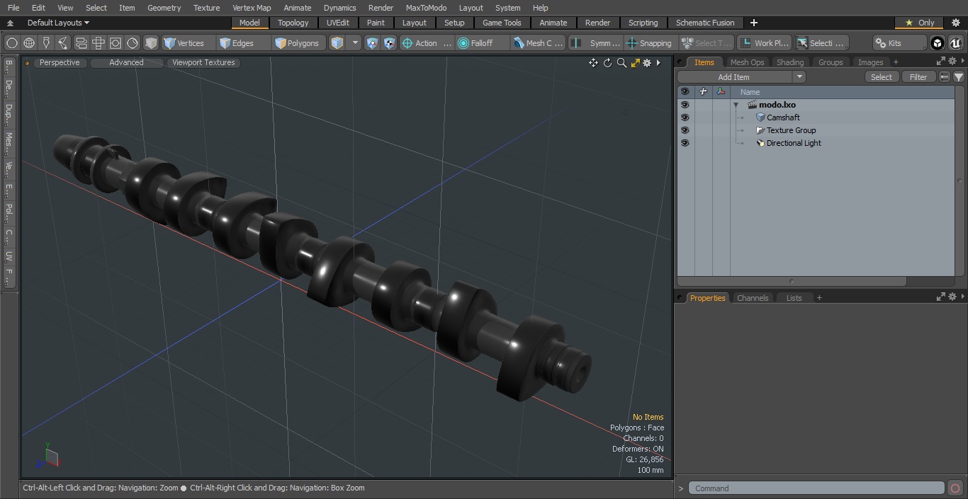 3D model Camshaft