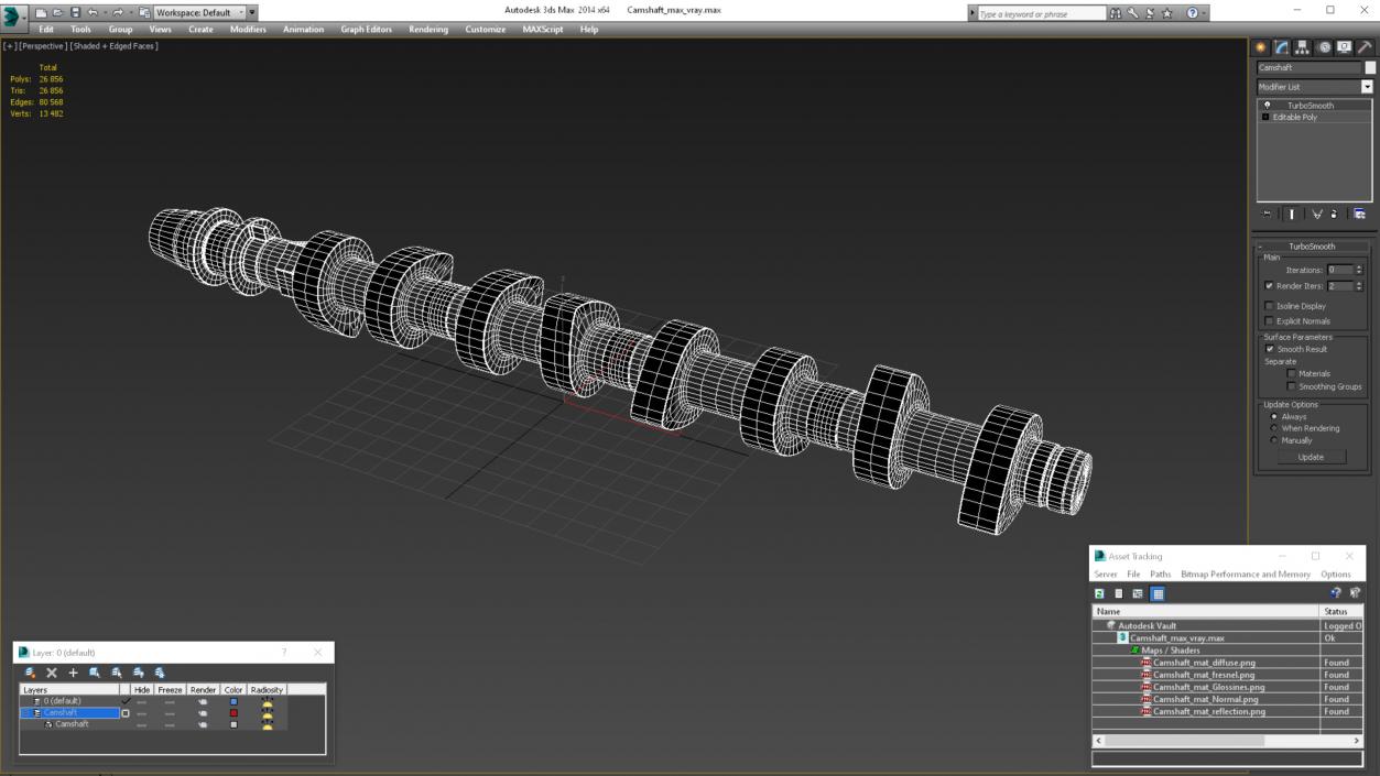 3D model Camshaft