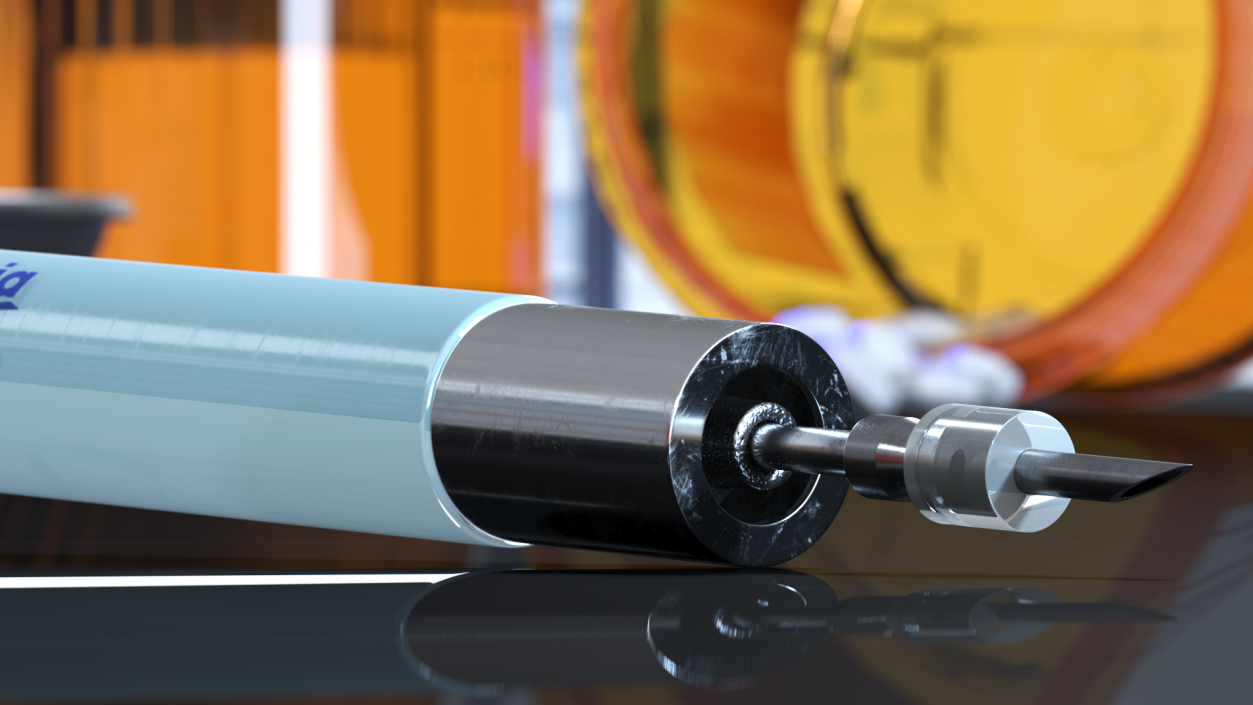 Nylon Dart Syringe Genia 3D model