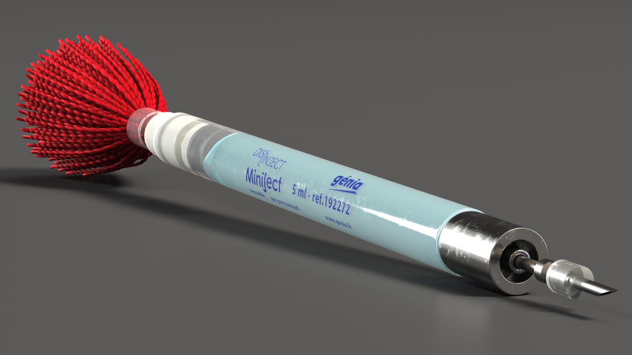 Nylon Dart Syringe Genia 3D model