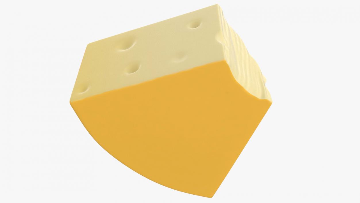 3D Grated Cheese model