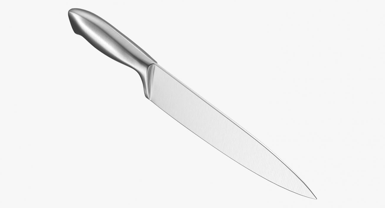 Stainless Steel Kitchen Knife 3D model