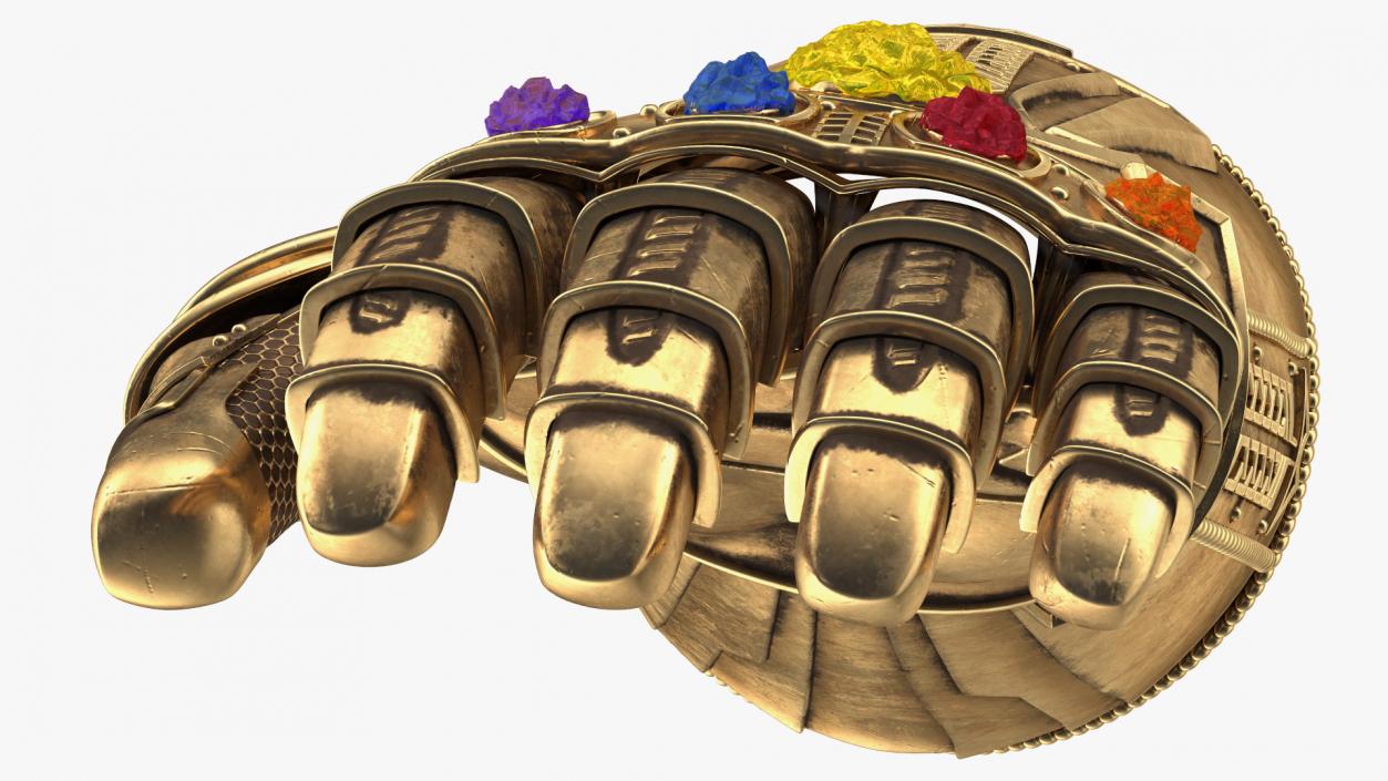 3D Infinity Gauntlet Rigged for Cinema 4D model