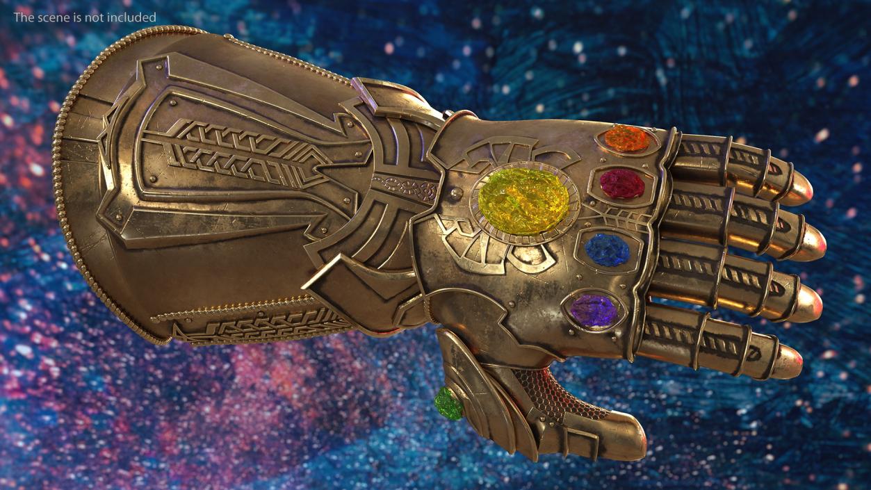 3D Infinity Gauntlet Rigged for Cinema 4D model