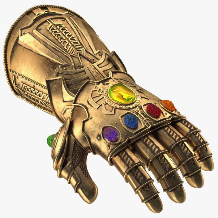 3D Infinity Gauntlet Rigged for Cinema 4D model