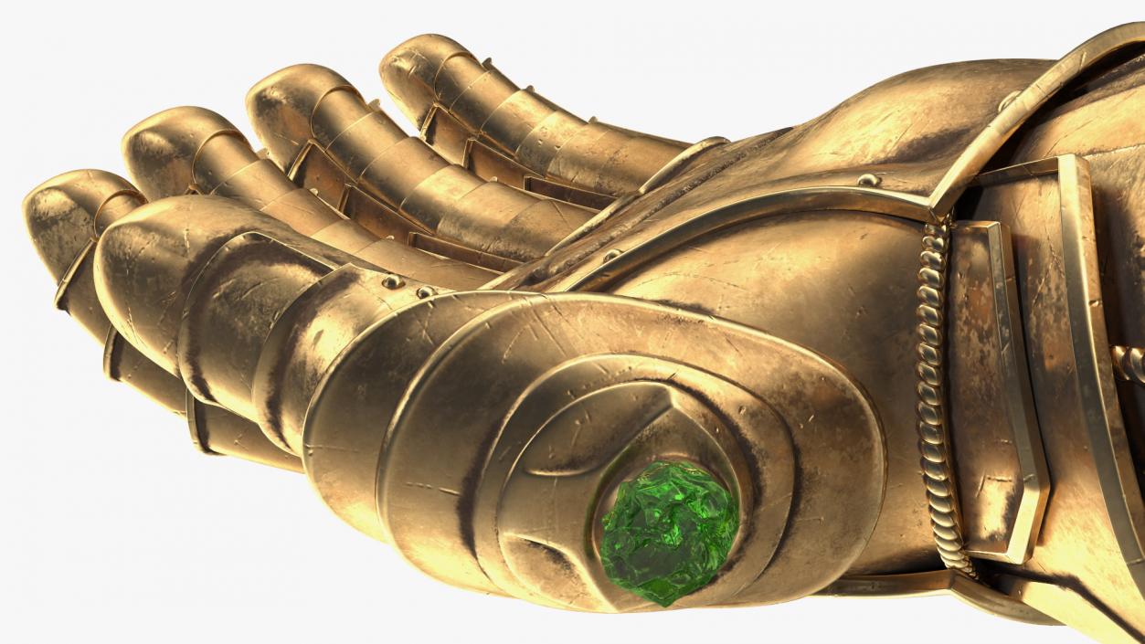 3D Infinity Gauntlet Rigged for Cinema 4D model