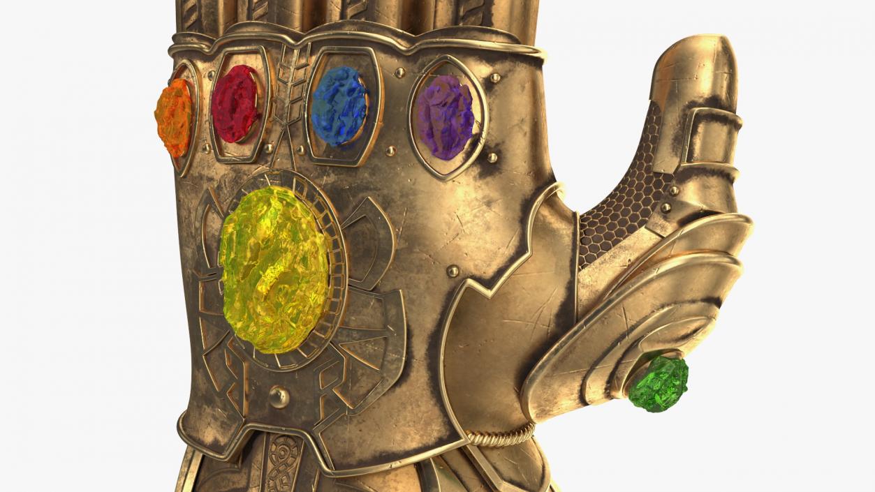 3D Infinity Gauntlet Rigged for Cinema 4D model