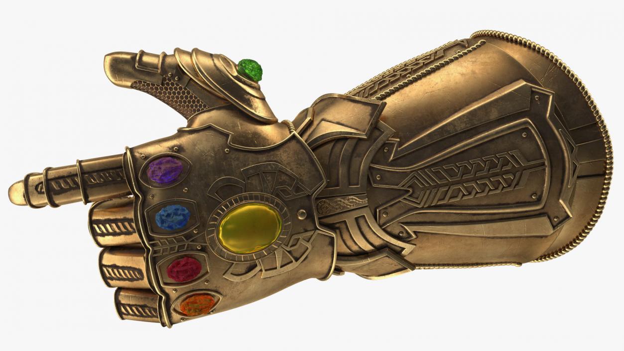 3D Infinity Gauntlet Rigged for Cinema 4D model