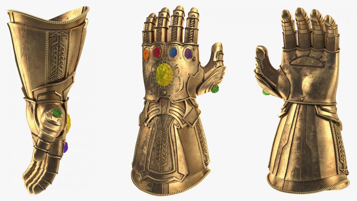 3D Infinity Gauntlet Rigged for Cinema 4D model