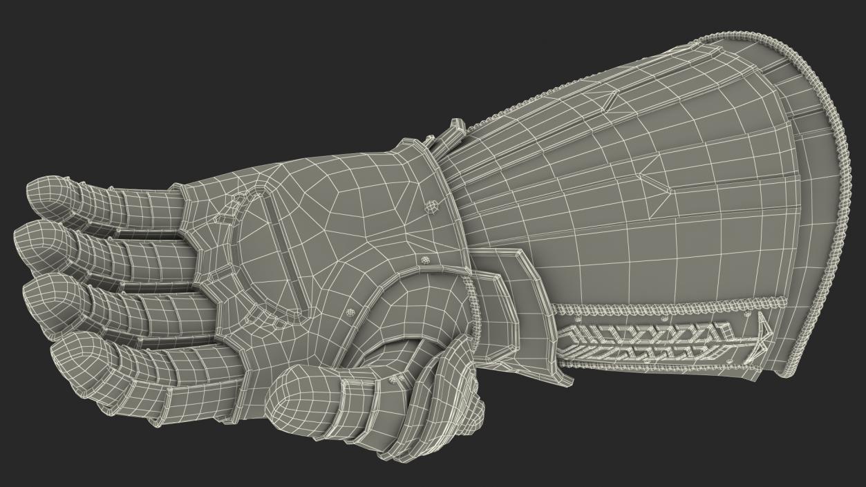 3D Infinity Gauntlet Rigged for Cinema 4D model